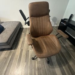 Large brown office chair