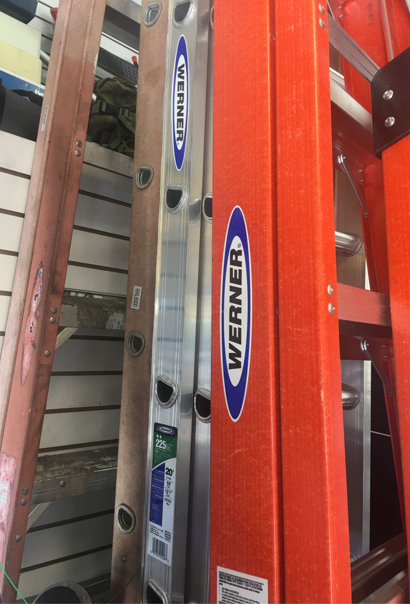 Werner extension aluminum ladder 20 foot brand new