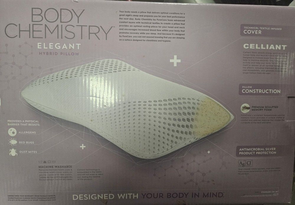 Pillow Body Chemistry Elegant