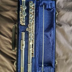 Elkhart Silver Piccolo With Case