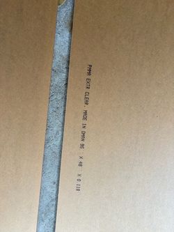 For Sale: Premium Extra-Clear PMMA Acrylic Sheets — $75 for All