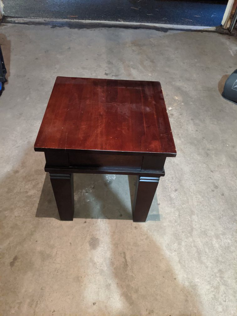 Solid Wood End Table - $30 OBO