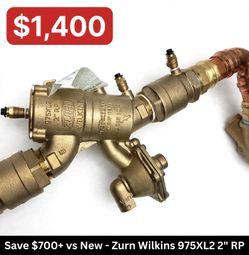 Zurn Wilkins 975XL2 2" RP Backflow Preventer