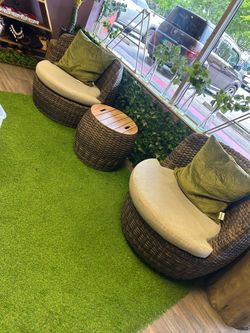 3pc patio chair set