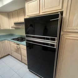 Vintage Black Kenmore Refrigerator (Works Perfectly!)