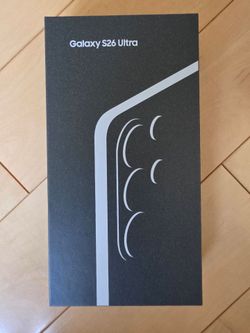 Samsung S26 ultra 256gb black color cell phone u unlocked brand new!