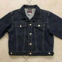 Women's Vasco Jeans USA Denim Jacket Size L Blue 