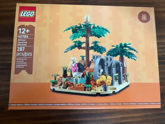 New Lego African Savanna Diorama Limited Edition