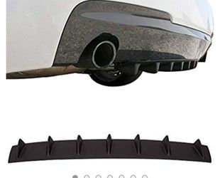 Difuser universal para cualkier carro negro mato ba debajo de bonper