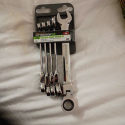 ***Pittsburgh Standard Flex Head Combo Wrench Set***.           t