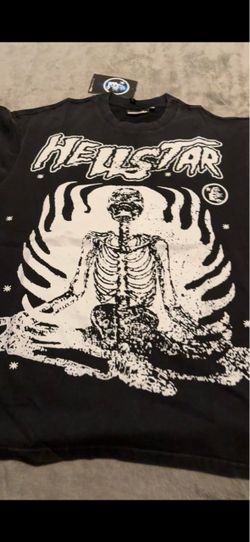Hellstar Black Graphic T-Shirt with Tags