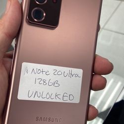Note 20 Ultra Unlocked. Cash Or $50 Down W Approval 