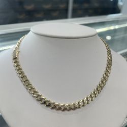 10k Yellow Gold Monaco Chain 16.5” / 7mm / 18.6g