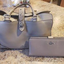 Coach Purse with matching Wallet