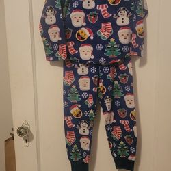 Kids Christmas Pajama Set Size Small Ages 5-6 Years Old