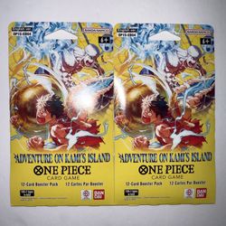 Bandai Namco One Piece Card Game Adventure on Kami's Island Booster x2 