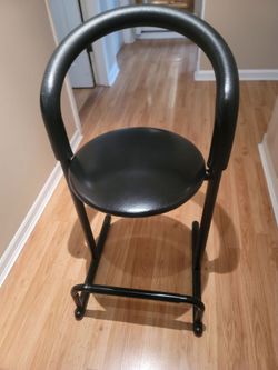 Postmodern Black Stool