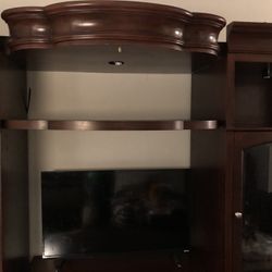 Wooden Entertainment Center 