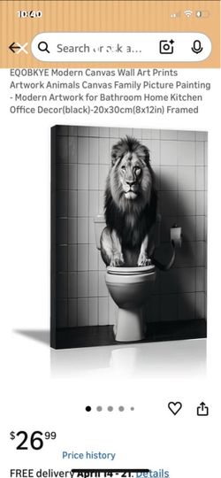 New lion canvas