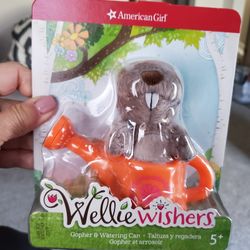 American Girl Wellie Wisher Gopher & Watering Can, New