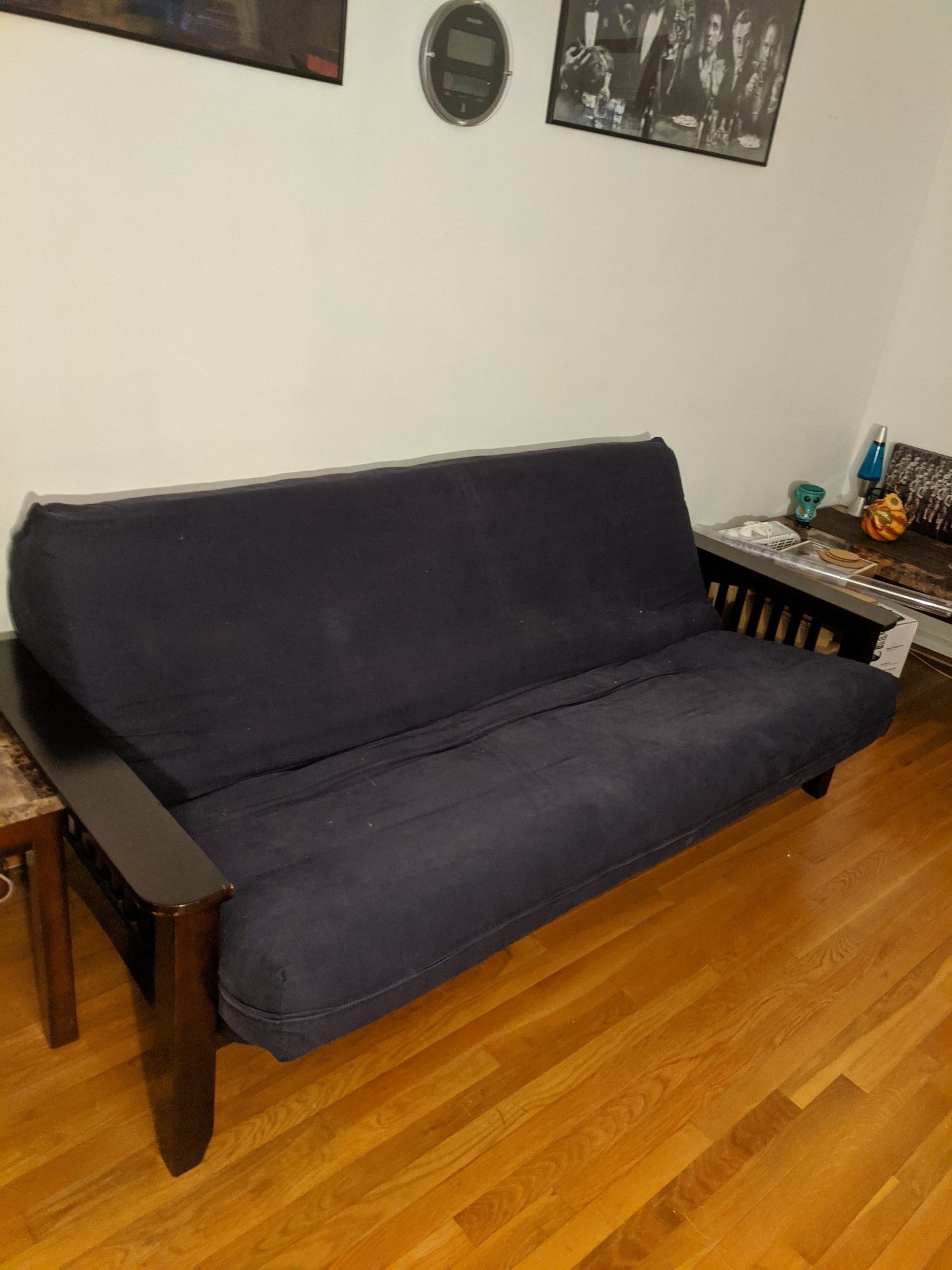 Futon Mattress & Real Wood Frame