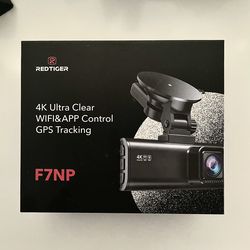 4K Front & Rear Dash Cam (32GB Card Included)