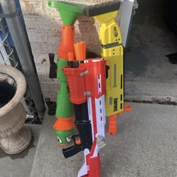 Three Fortnite Nerf Guns