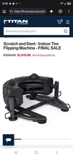 Titan Fitness Indoor Tire Flipping Machine