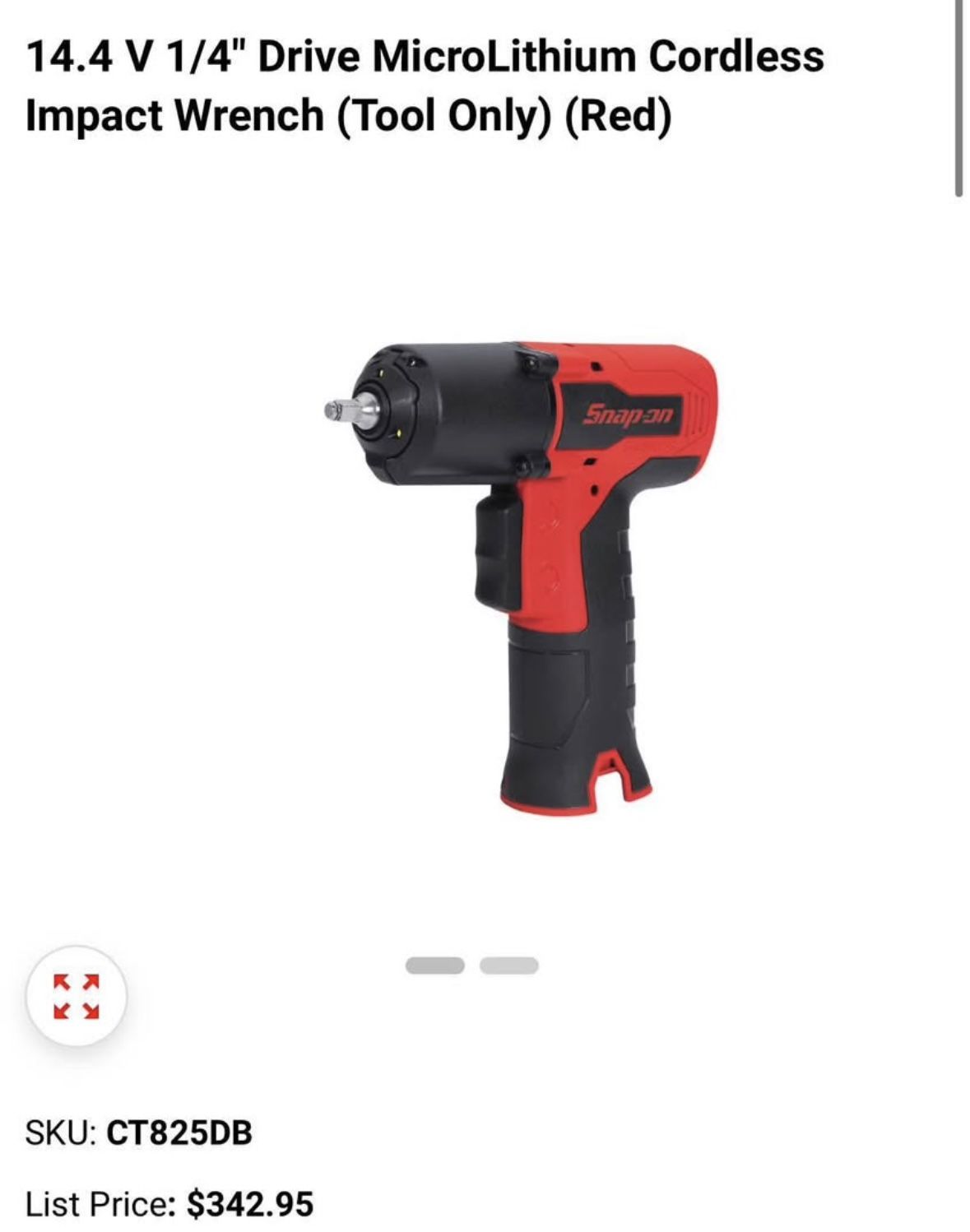 Snap On 1/4 Power Tool