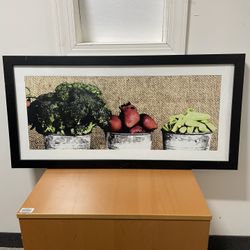Beautiful Print Of A Painting Of Vegetables 