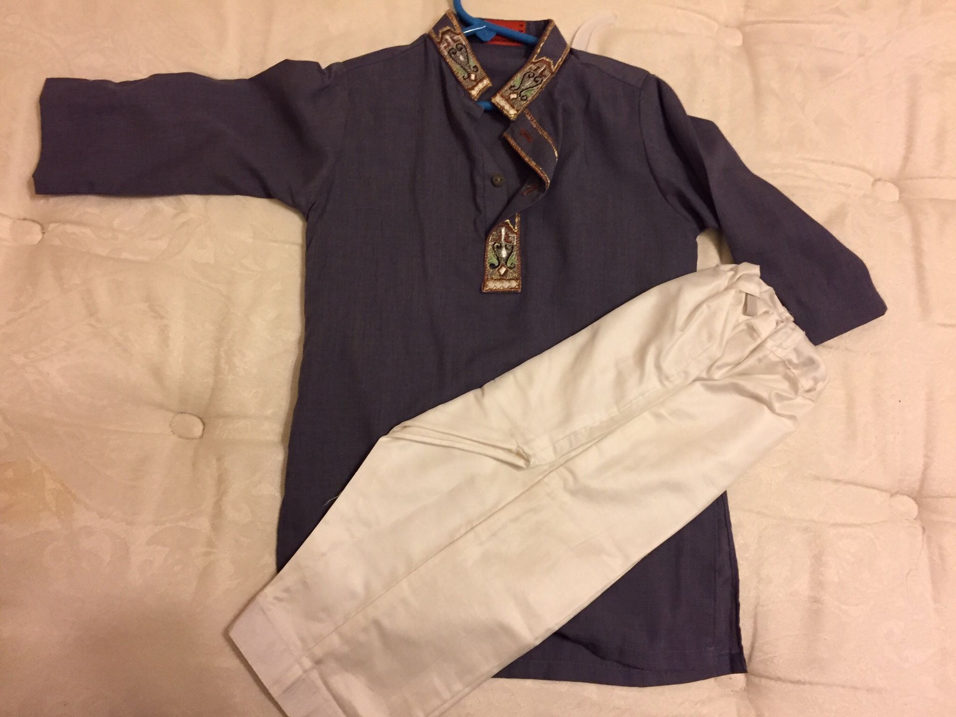 Lot of 3 boy dressy sets Pakistan India Kurta salwar sizes 2-3-4