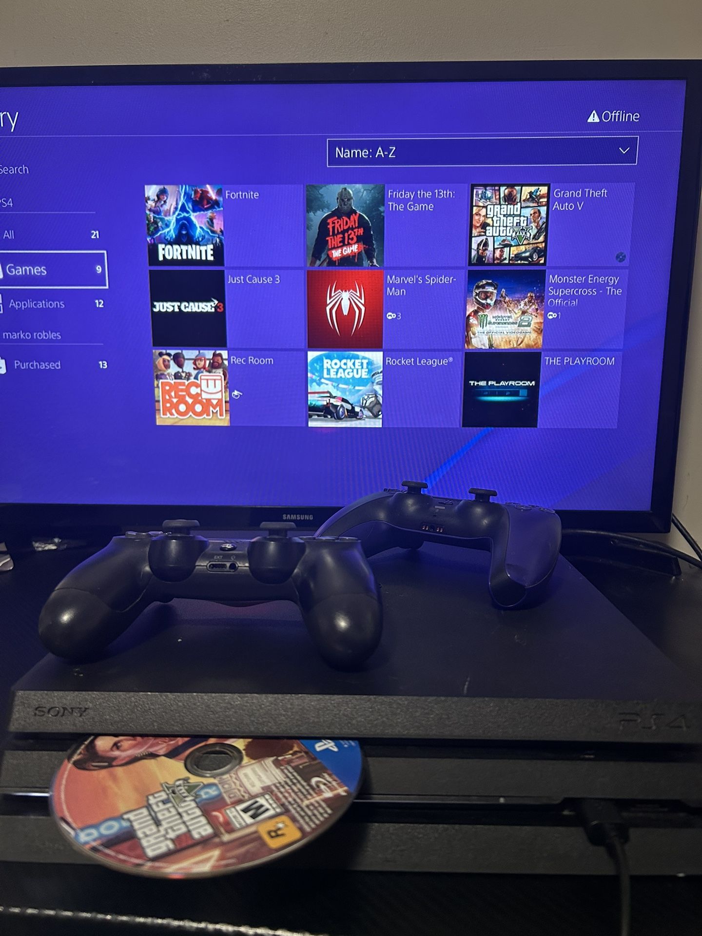 PS4 Pro With PS5 Controller (BIO)