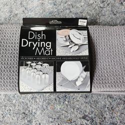 Dish Drying Mat-Gray