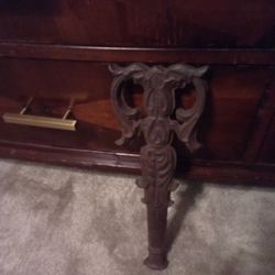  Vintage Cast Iron Table Leg  or Candle Stick Holder