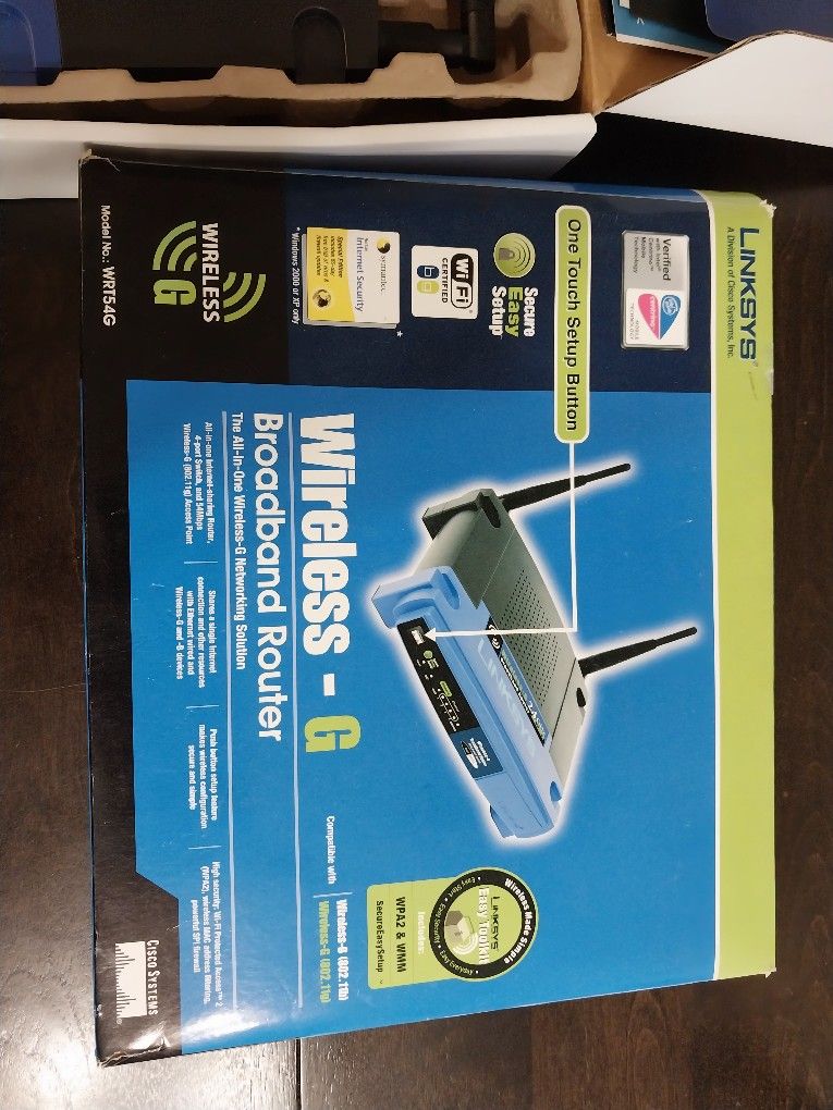 (New In Box)Linksys Wireless -G Broadband Router(Model No. WRT54G)