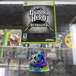 Guitar Hero Metallica Xbox 360 $60 Gamehogs 11am-7pm