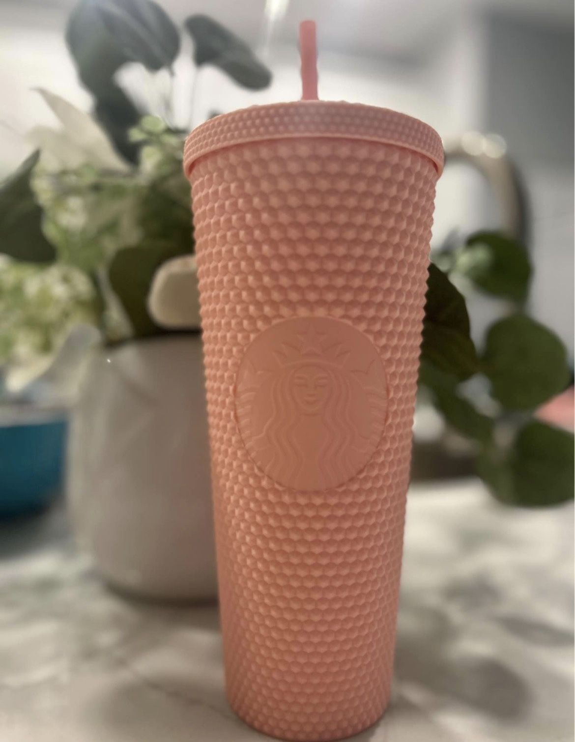 Starbucks Venti Tumbler Studded Matte Pink NEW