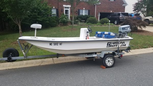 1995 carolina skiff j14 for sale in fort mill, sc - offerup