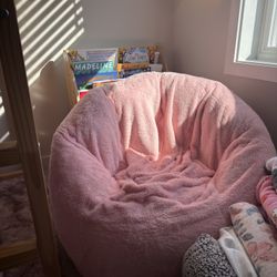 Pink bean bag Chair