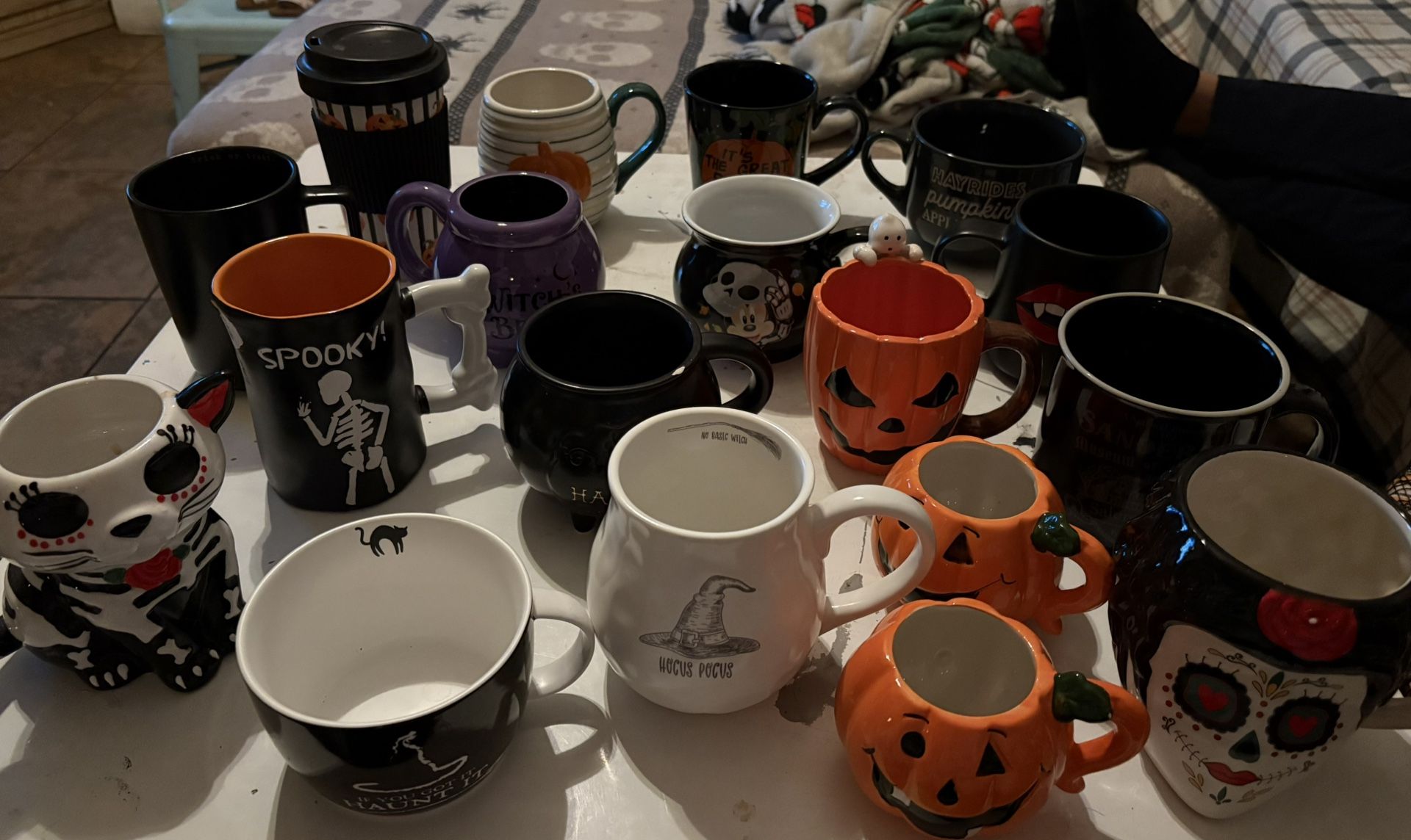 Halloween mugs one dollar each