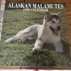 Alaskan Malamute 1998 Calendar 