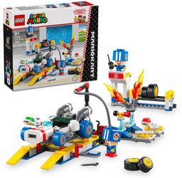 Lego super mario kart toad’s garage