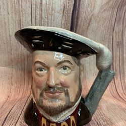 Vintage Royal Doulton Henry VIII Toby Jug Large D6642 