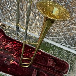 Vintage Slide Trombone Made In Usa  