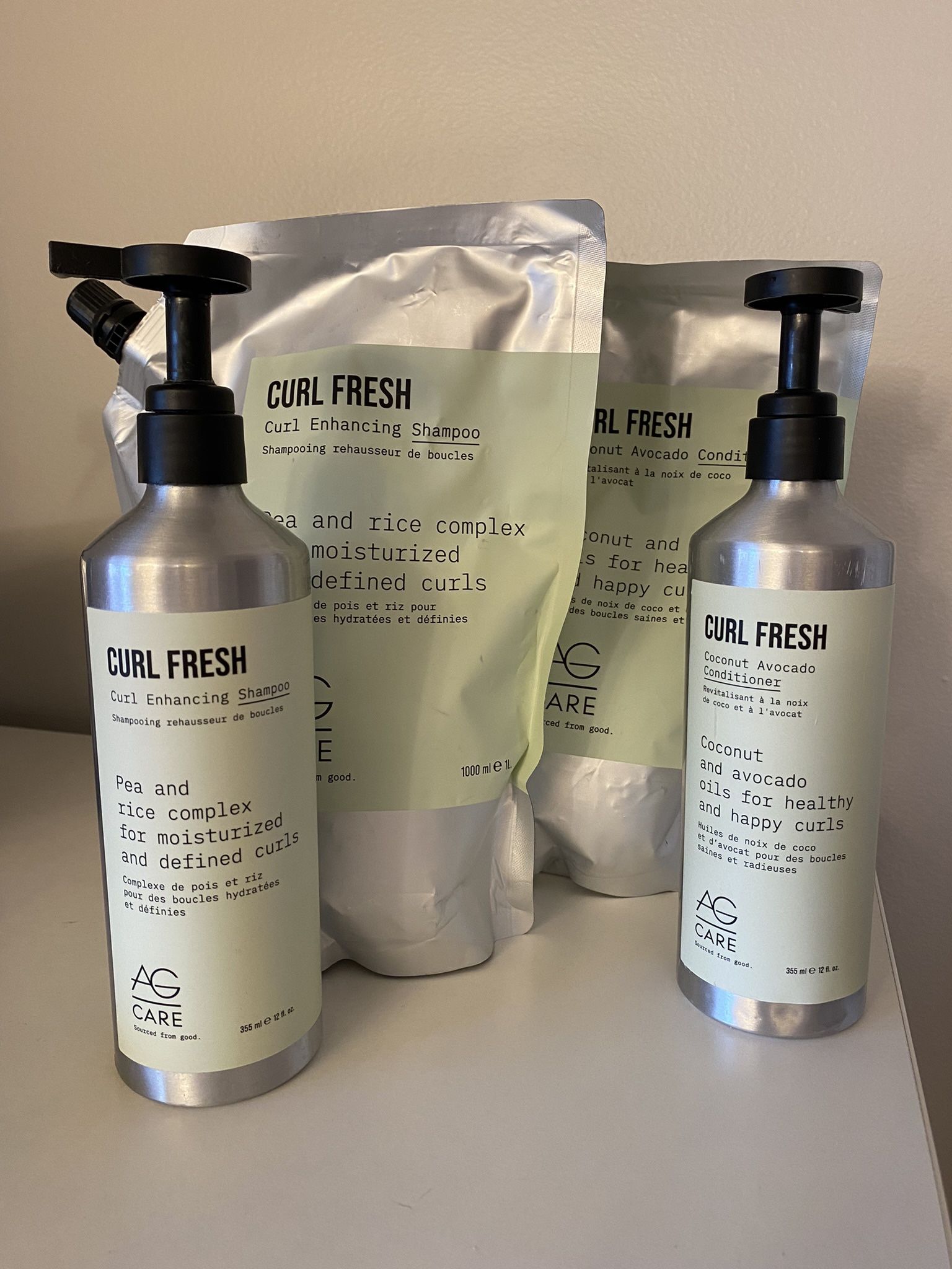 AG Brand Shampoo and Conditioner
