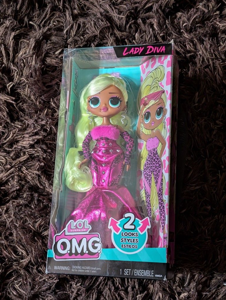 LOL Surprise OMG Lady Diva Fashion Doll with Multiple Surprises and Styles