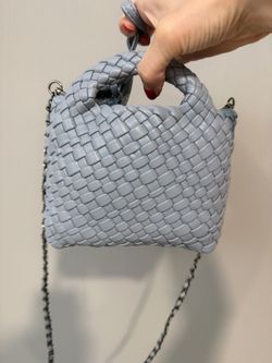 Blue Beautiful Handbag Two Pieces 