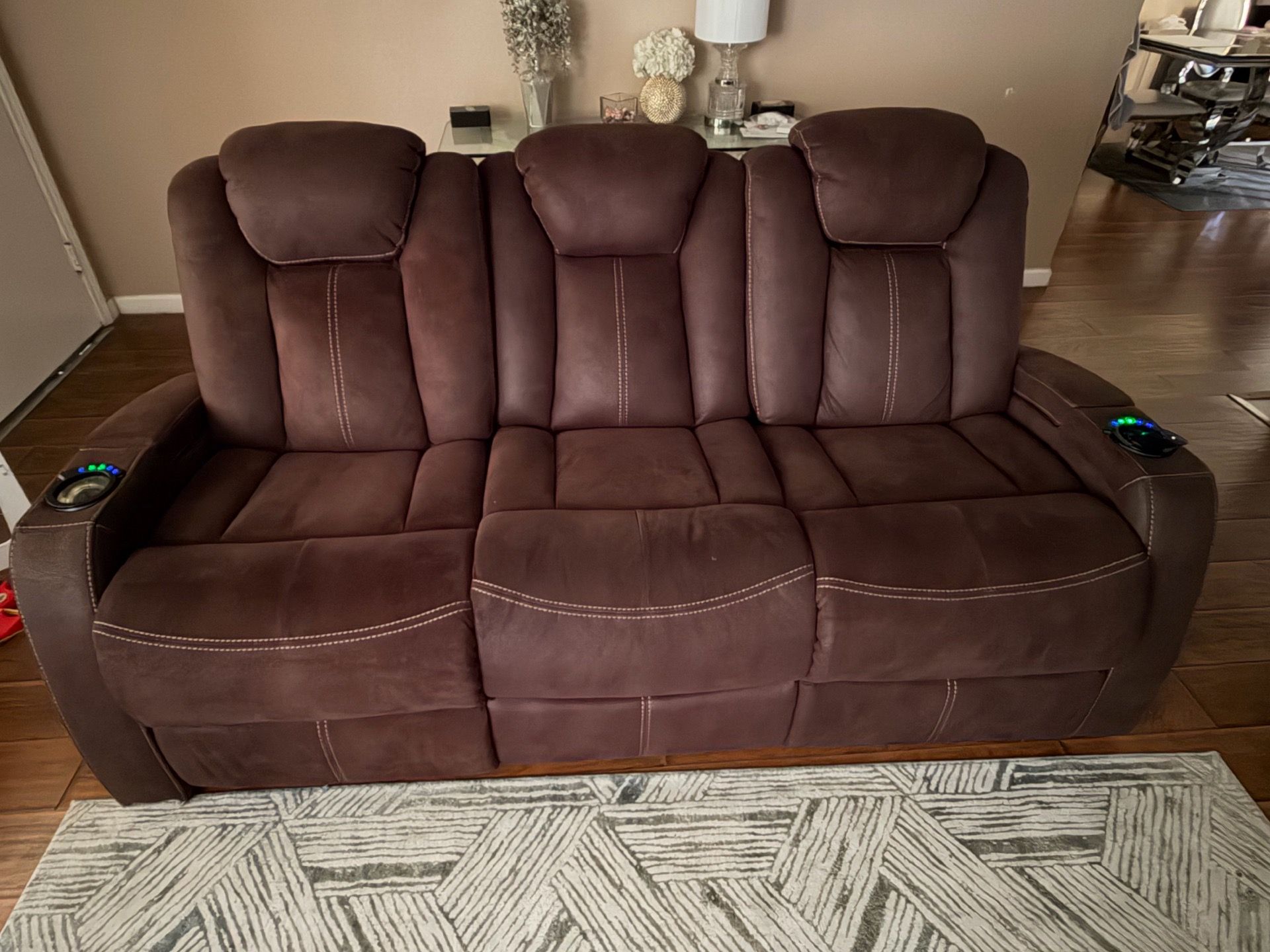 Couch set recliners
