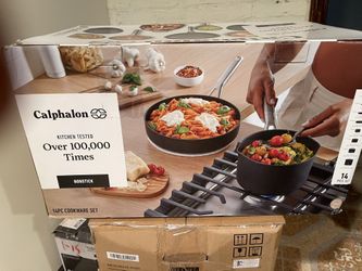 Calphalon® Hard-Anodized Aluminum Nonstick 14-pc. Cookware Set