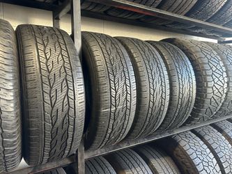 SET OF TIRE 255 55 20 CONTINENTAL 85% LIFE
